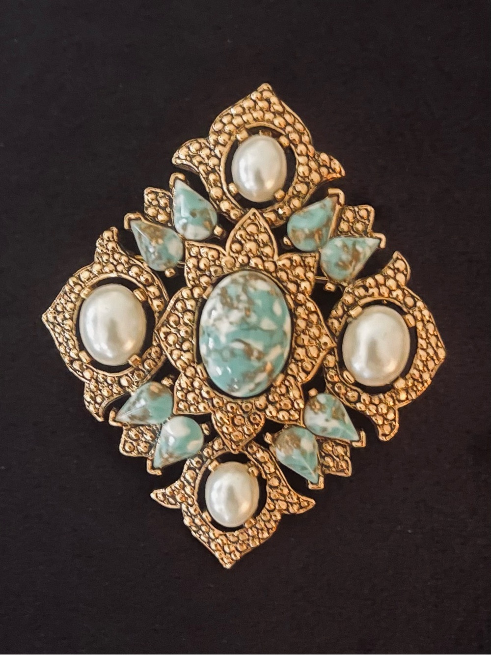 #137 Sarah Coventry 1968 Rememberance Collectible Elegant Brooch/ Pendant